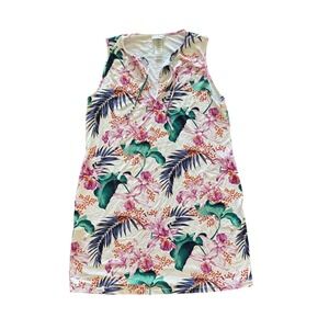 Tommy Bahama Womens Swimsuit Cover Up Dress Floral Print Size L G